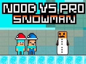 Noob vs Pro Snowman Image