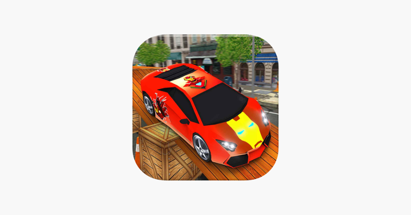 Superhero Car Driver Stunts Game Cover