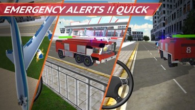 911 Airplane Emergency Rescue Sim 3d Image