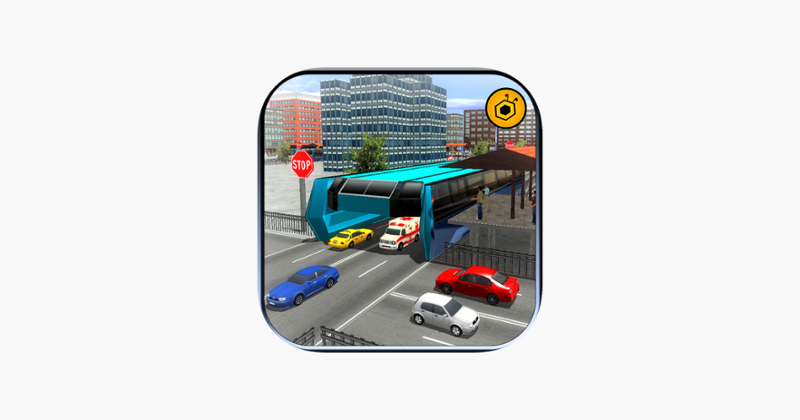 China bus driving - elevated bus mania 2017 Game Cover