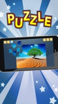Desert Jigsaw Puzzles. Nature games for Adults Image