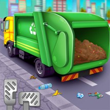 Road Cleaner Truck Driving Image