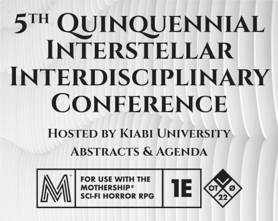5th Quinquennial Interstellar Interdisciplinary Conference Game Cover
