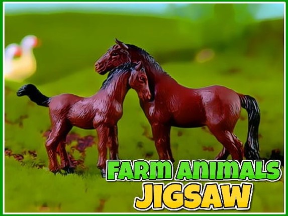 Farm Animals Jigsaw Game Cover
