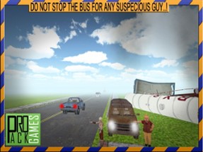 Mountain bus driving &amp; dangerous robbers attack - Escape &amp; drop your passengers safely Image