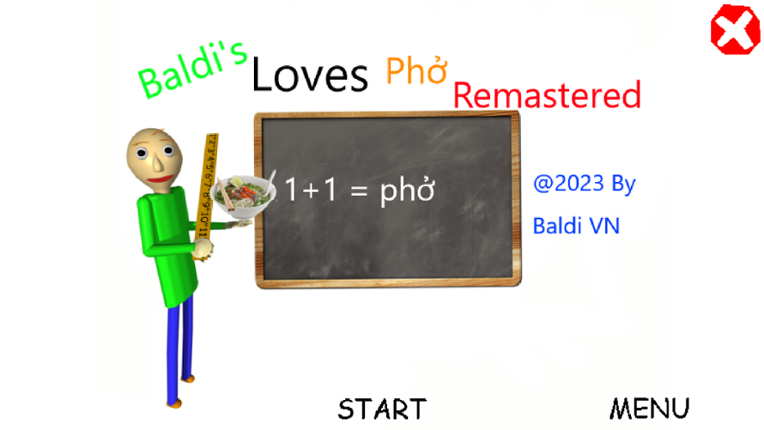 Baldi's Loves Phở Remastered Game Cover