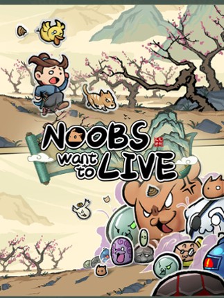 Noobs Want to Live Game Cover