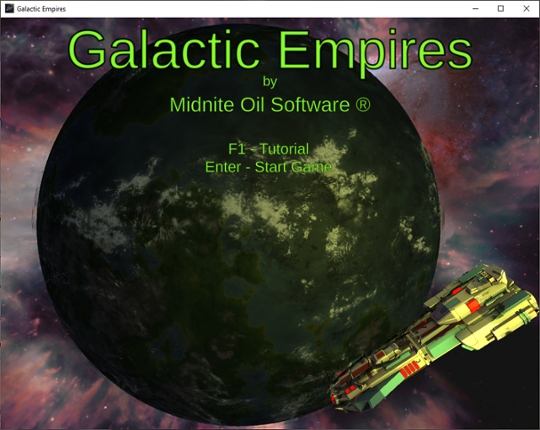 Galactic Empires Game Cover