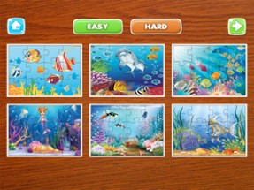 Underwater Puzzle – Sea and Ocean Animals Jigsaw Puzzles for Kids and Toddler - Preschool Learning Games Image