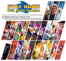 Stay Home With Sonic - ZINE Image