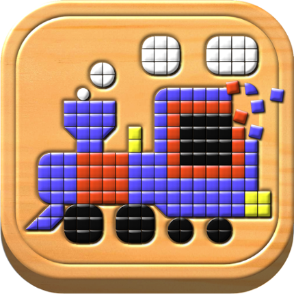 Kids Mosaic Art Shape and Color Picture Puzzles Game Cover
