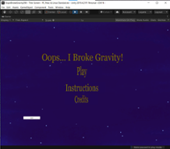 Oops! I Broke the Gravity (S2021 Team 21) Image