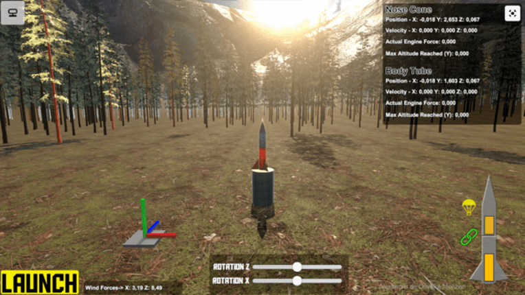 Rocket Launcher Simulator 3D Game Cover