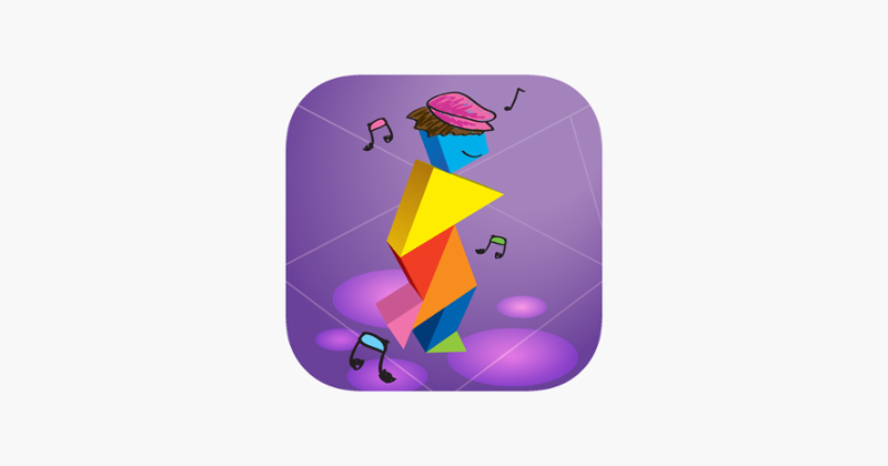 Kids Learning Puzzles: Dance, Tangram Playground Game Cover