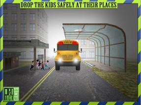 Fast School Bus Driving Simulator 3D Free - Kids pick &amp; drop simulation game free Image