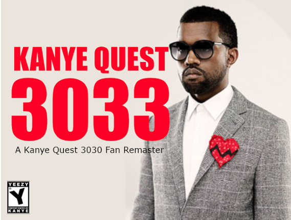 KANYE QUEST 3033 Game Cover