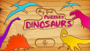 My First Wood Puzzles: Dinosaurs - A Free Kid Puzzle Game for Learning Alphabet - Perfect App for Kids and Toddlers! Image