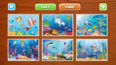 Underwater Puzzle – Sea and Ocean Animals Jigsaw Puzzles for Kids and Toddler - Preschool Learning Games Image