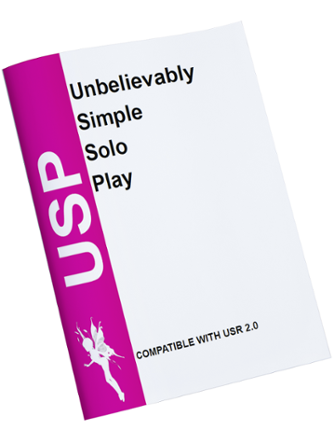 USP - Unbelievably Simple Solo Play Game Cover
