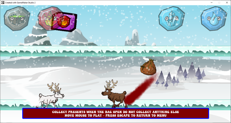 One Button Controlled  -  Santa Must Save Christmas - Accessible Game Game Cover