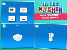 In the Kitchen Flash Cards for Kids Image