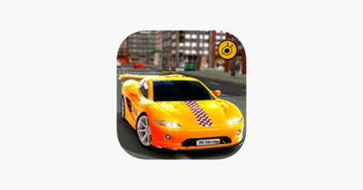 Real Crazy taxi driver 3D simulator free 2016: Drive sports cab in modern city Image
