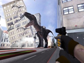 VR Dinosaur Hunter: City Dino Survival Game 3D Image