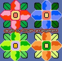 death by flower arrangement Image
