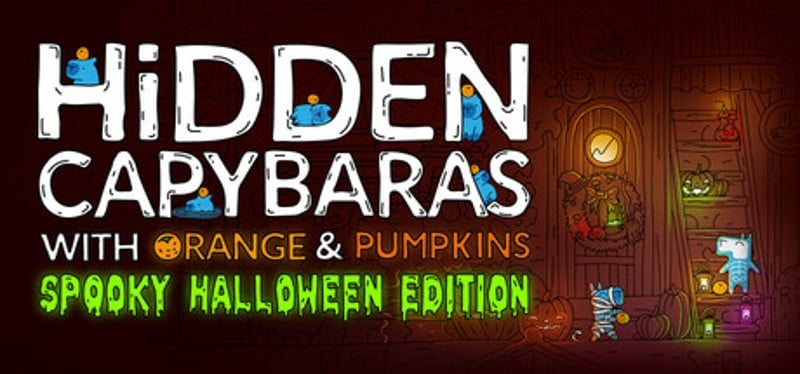 Hidden Capybaras with Orange and Pumpkins: Spooky Halloween Edition Game Cover