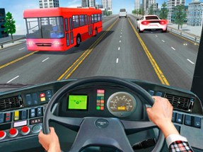 Intercity Bus Driver 3D Image