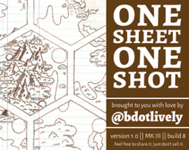 One Sheet One Shot || V1.0 Image