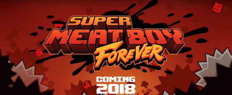 Super Meat Boy Forever Game Cover