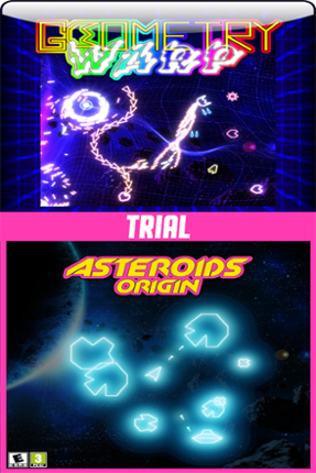 Asteroids Origin and Geometry Warp Trial Game Cover