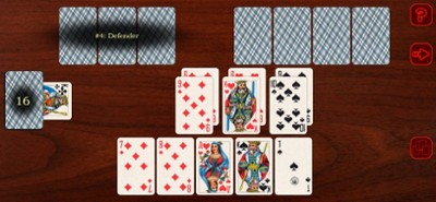 Durak throw, passing, epaulets Image