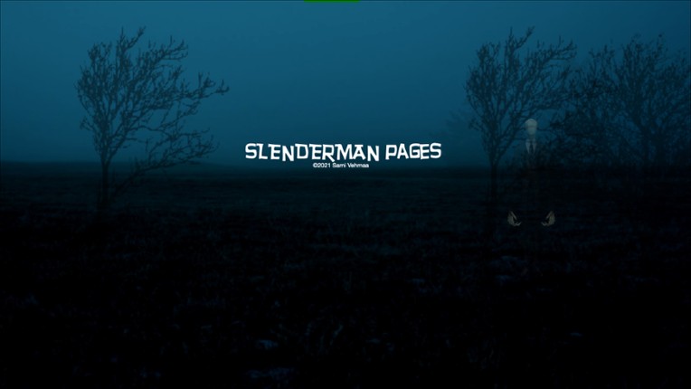 SLENDERMAN pages Game Cover