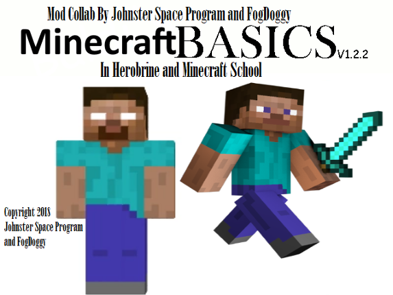 Minecraft Basics In Herobrine And Minecraft School Game Cover