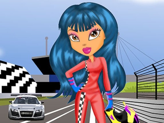 Racing Girl Dressup Game Cover