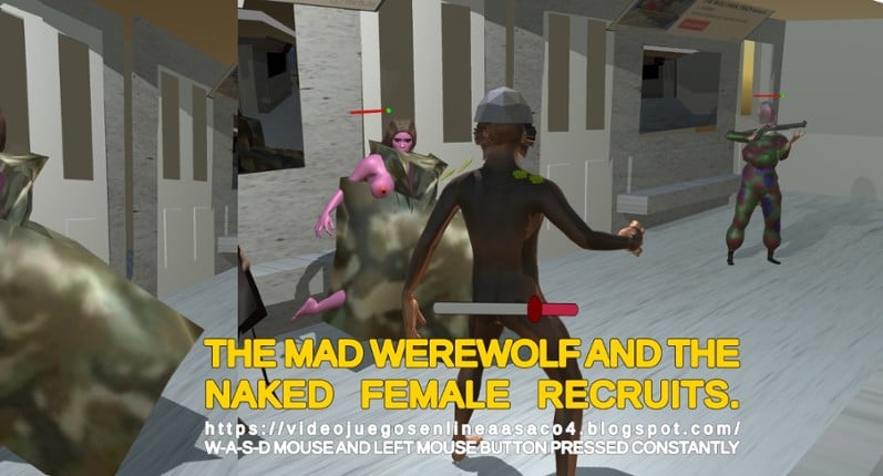 THE MAD WEREWOLF AND THE NAKED FEMALE RECRUITS2 Game Cover