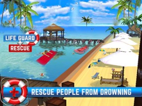 Beach Life Guard Simulator : Coast Emergency Rescue &amp; Life Saving Simulation Game Image