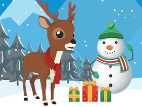 Christmas Deer Jigsaw Image