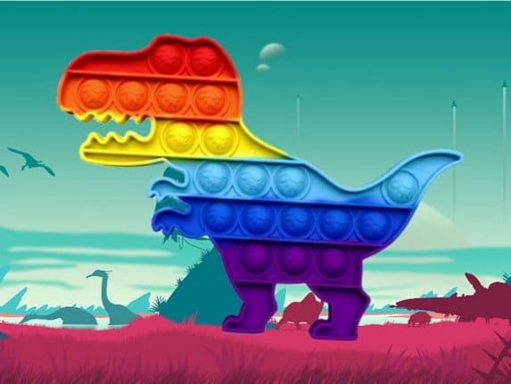 Dinosaur Pop It Jigsaw Game Cover