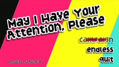 May I Have Your Attention, Please - Jam Version Image