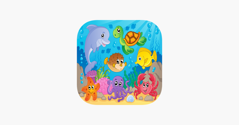 Sea Animals Puzzle Toddlers Learning Games Game Cover