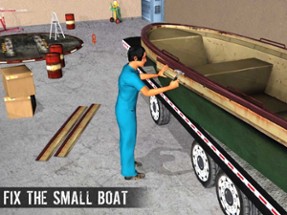 Cargo Ship Mechanic Simulator 3D: Workshop Garage Image