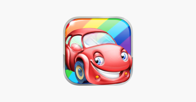 Rainbow Cars - Learn Colors Game Cover