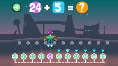 Robo Math Number Line Galaxy Image