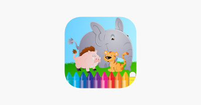 Animal Coloring Book for Kids and Preschool Toddler who Love Cute Pet Games for Free Image