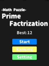 Prime Factorization-free brain training game Image