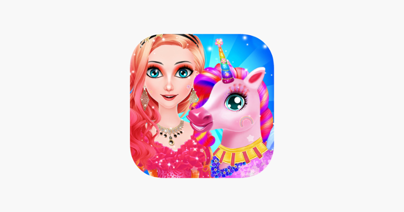 Princess And Unicorn Makeover Game Cover