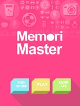 Are you the Memori Master ? - an app to train your short term memory in a fun &amp; interesting way Image